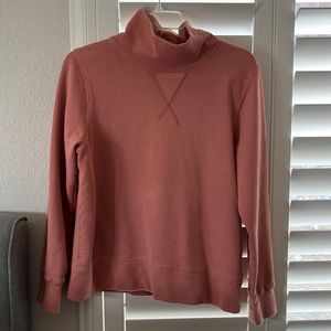 Miles by madewell durable mock neck sweatshirt/sweater